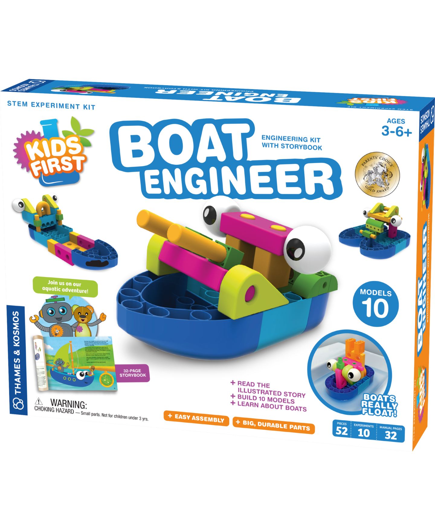 Детский конструктор Thames & Kosmos Kids First: Boat Engineer Kit — фото 1