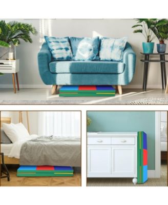 58 Inch Toddler Foam Play Mat Baby Folding Activity Floor Mat