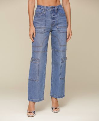 Avec Les Filles - Women's Straight-Leg Carpenter Jeans