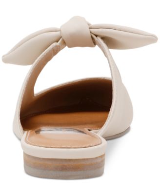 Women's Christian Bow Knot Mule Slide Flats