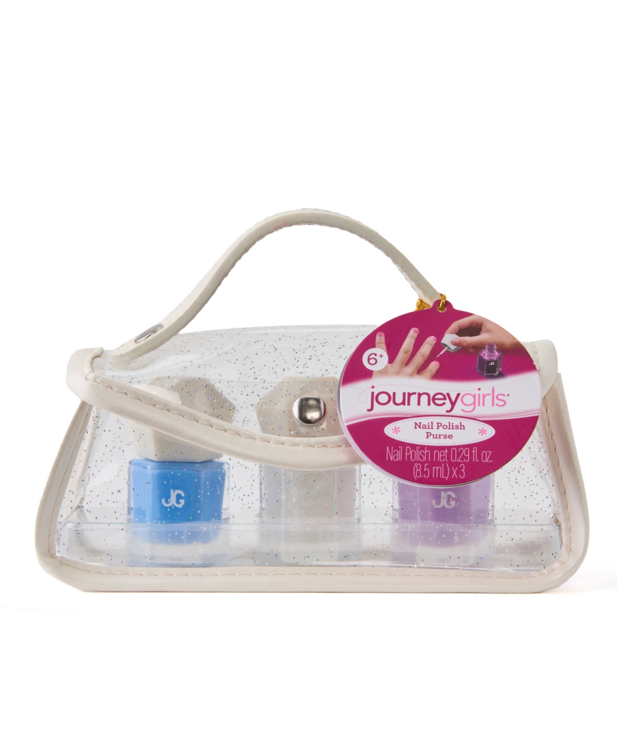 Journey Girls Nail Polish Purse, Created For Macy's In Light,pastel Purple