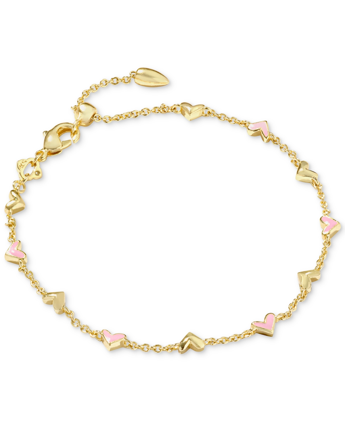 Kendra Scott 14k Gold-Plated Color Heart Adjustable Link Bracelet