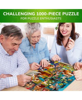1000 Pieces Jigsaw Puzzles for Kids Ages 8-12 and Adults