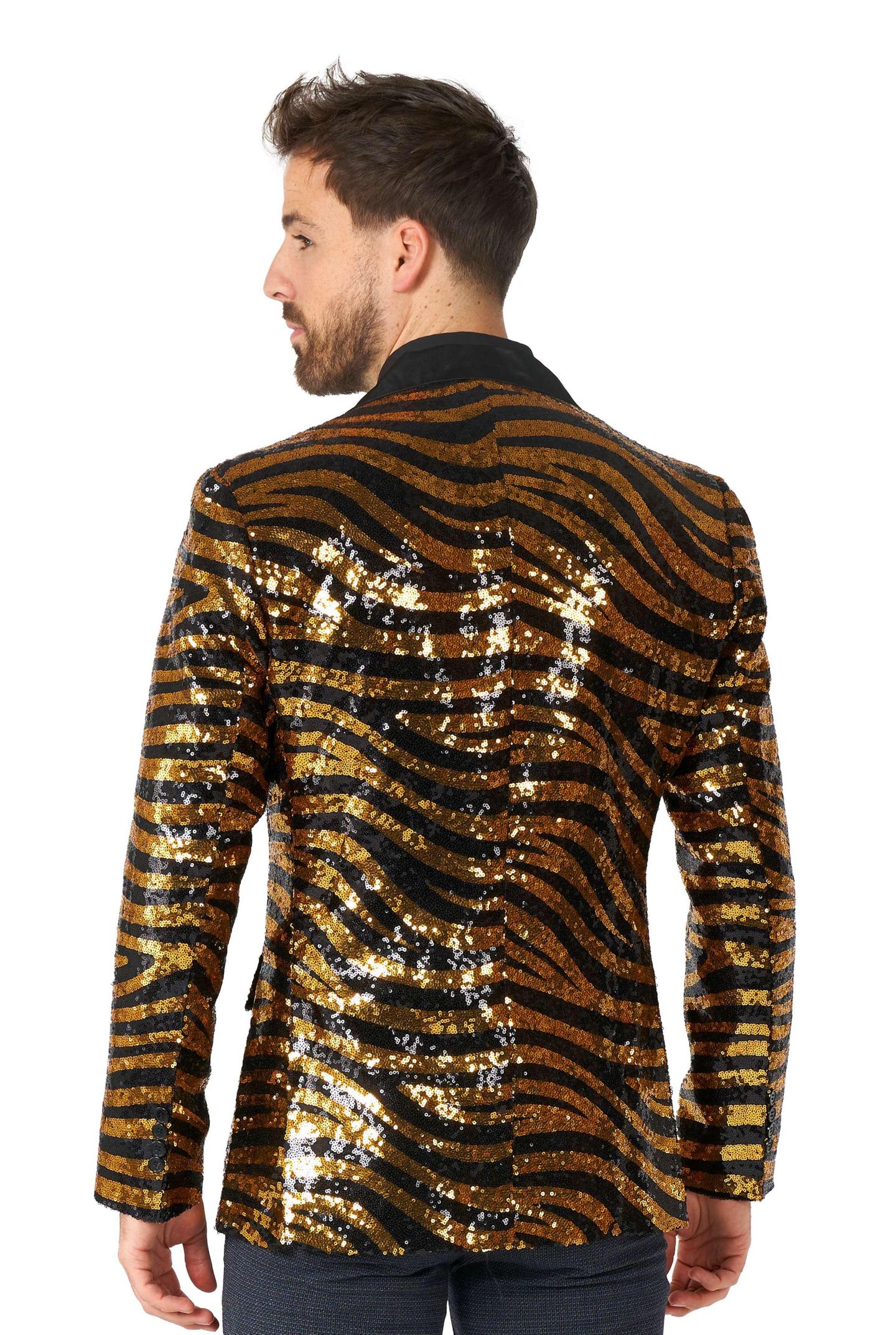 Мужские куртки OppoSuits Party Blazers - Printed Theme Party Jackets, цвет: Золотой — фото 2
