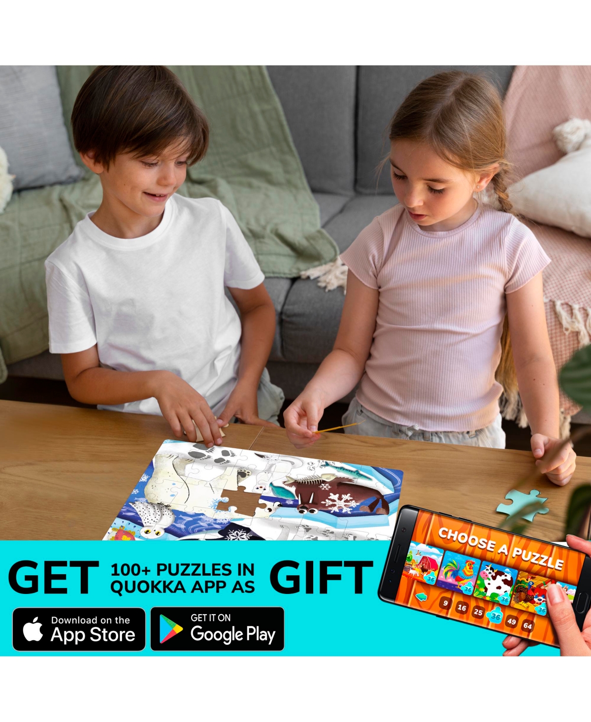 Quokka 4 x Pieces Jigsaw Puzzles for Kids Ages 4-6 - birds, australia