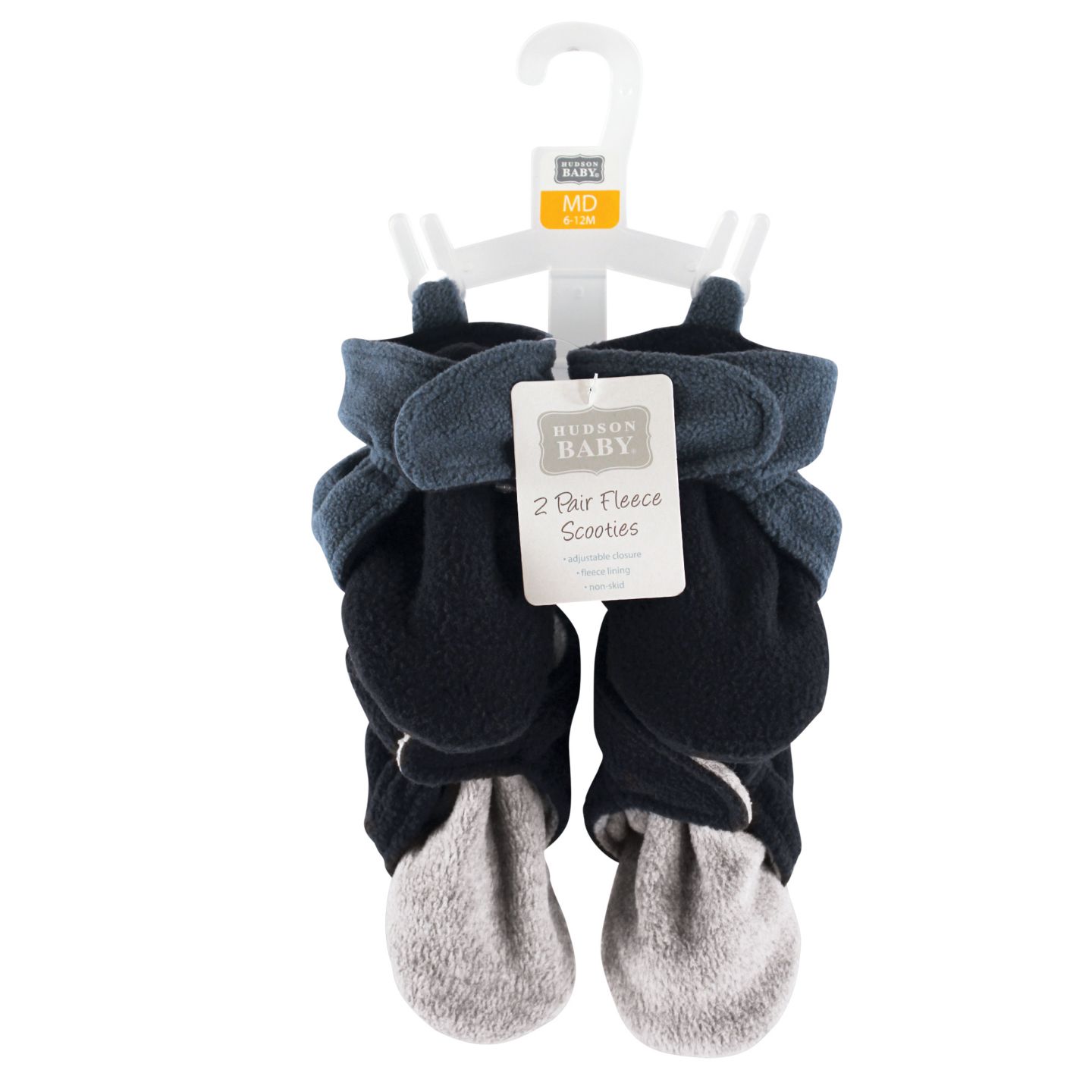 Детские ботинки Hudson Baby Animal Fleece Booties, цвет: Синий / Серый — фото 2