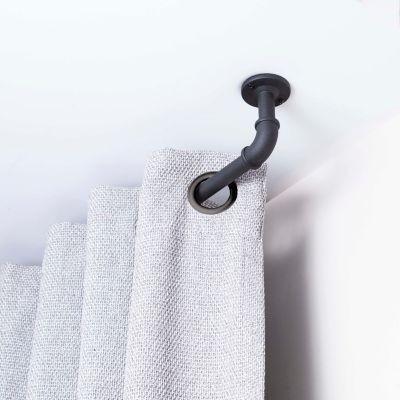 Kenney Bronn 3/4 Inch Decorative Curtain Rod for Room Darkening