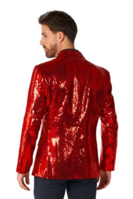 Men's Shiny Party Blazer - Sequins USA