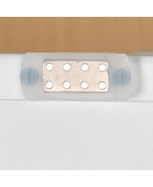 High Storage Cabinet with 2 Doors and 4 Partitions for 5 Organized Storage Spaces, Ideal for Home or Office Design