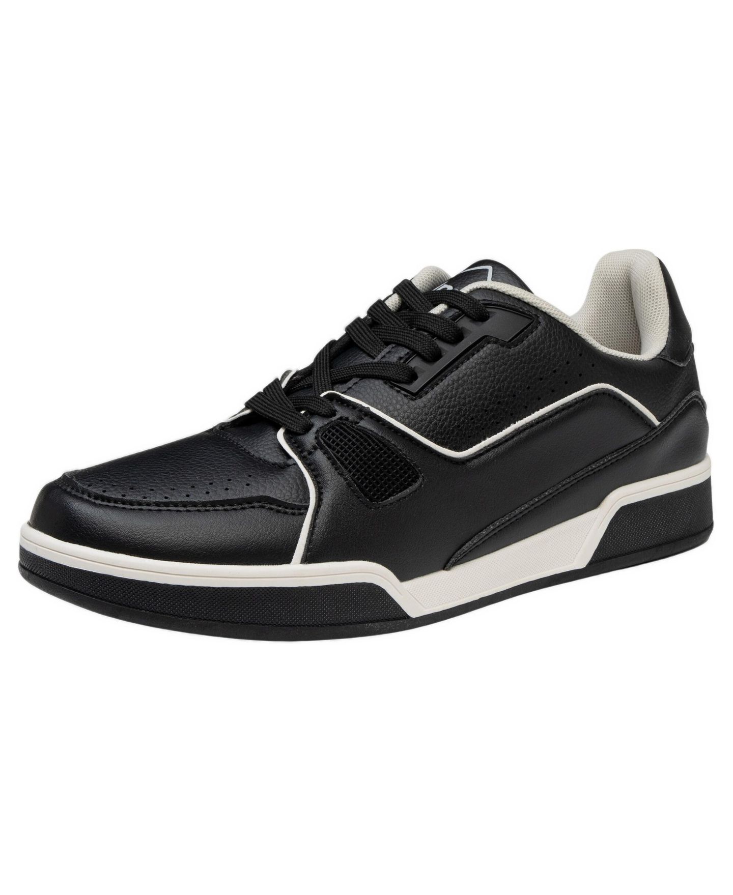 Мужские кроссовки Alpine Swiss Remy Fashion Sneakers Low Top Casual Comfortable Tennis Shoes, цвет: Чёрный — фото 1