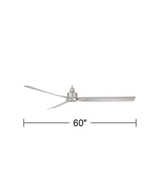60" Sailplane Modern Indoor Outdoor Ceiling Fan 3 Blade Remote Control