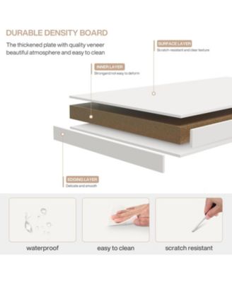 27.56" Wood 9-Tier Shoe Cabinet Organizer Freestanding Heavy-Duty Storage Rack for 40–45 Pairs of Shoes