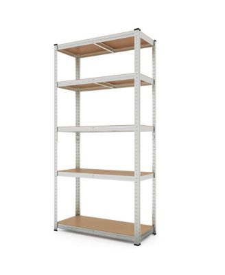 5 Tier Adjustable Garage Shelving Unit with 2000 lbs Max Load for Warehouse