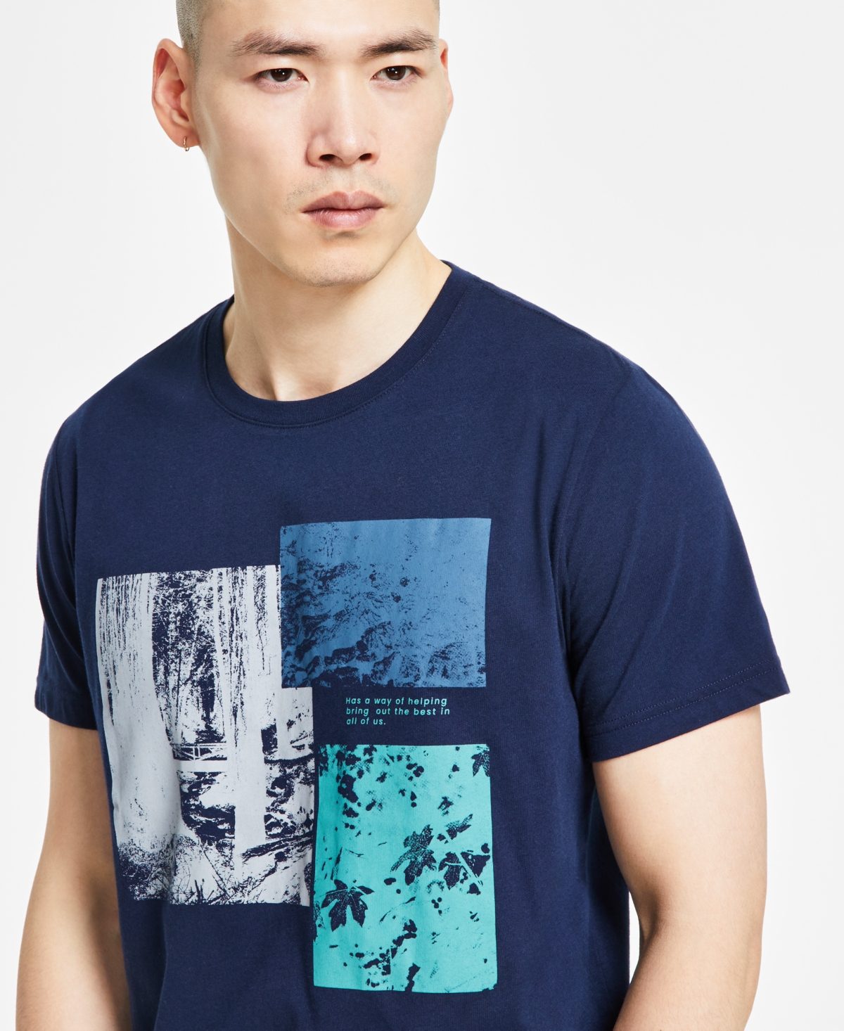 Sun + Stone Men's Nature Graphic T-Shirt, Exclusively at Macy's