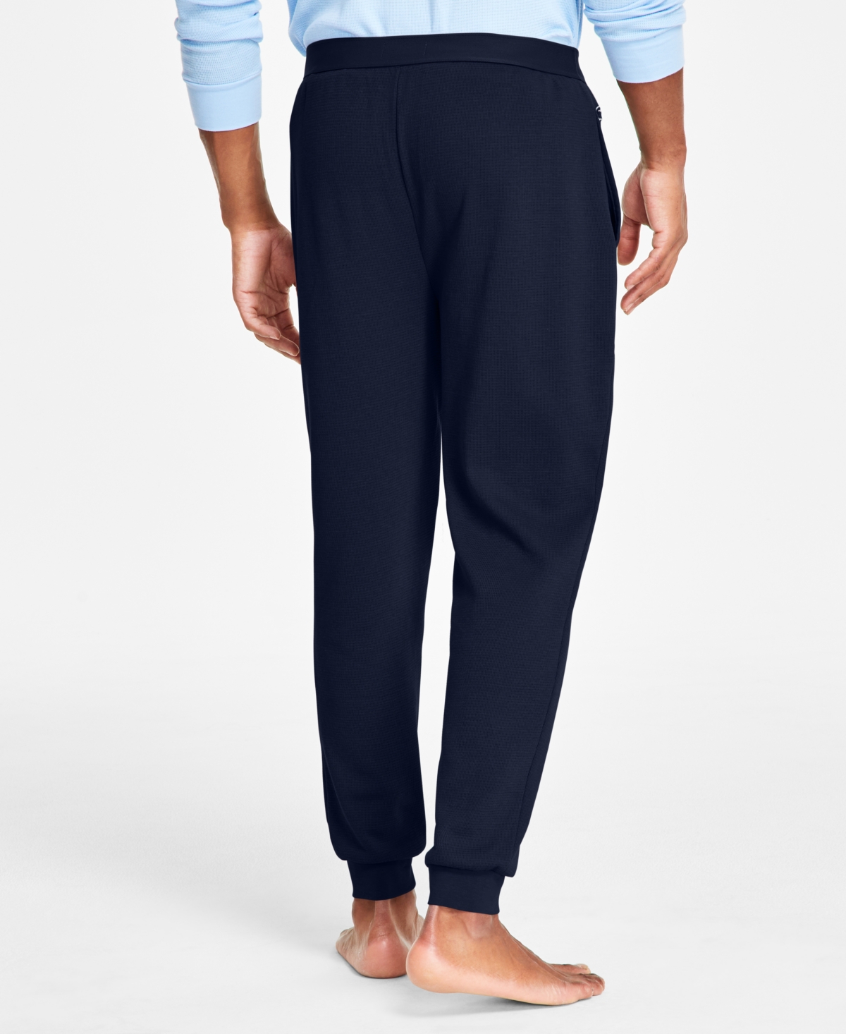 Lacoste Men's Straight-Fit Thermal Waffle-Knit Joggers