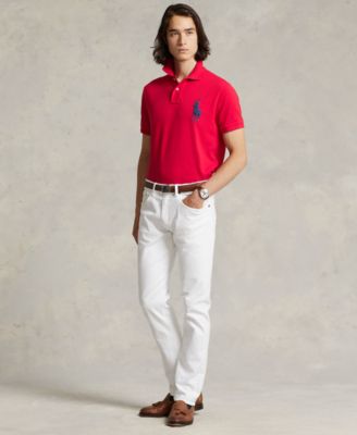 Men's  Big Pony Custom Slim Fit Mesh Polo