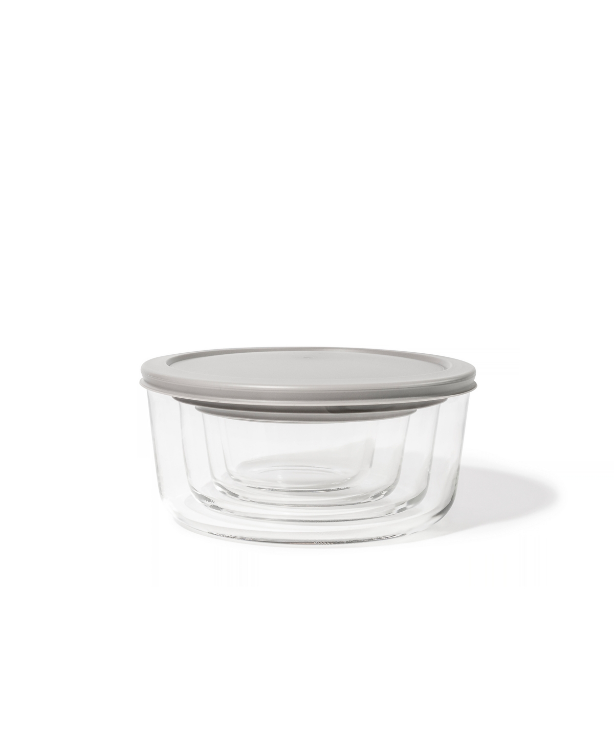 DURA LIVING 8-PIECE ROUND NESTING FOOD STORAGE AND MEAL PREP CONTAINER SET 