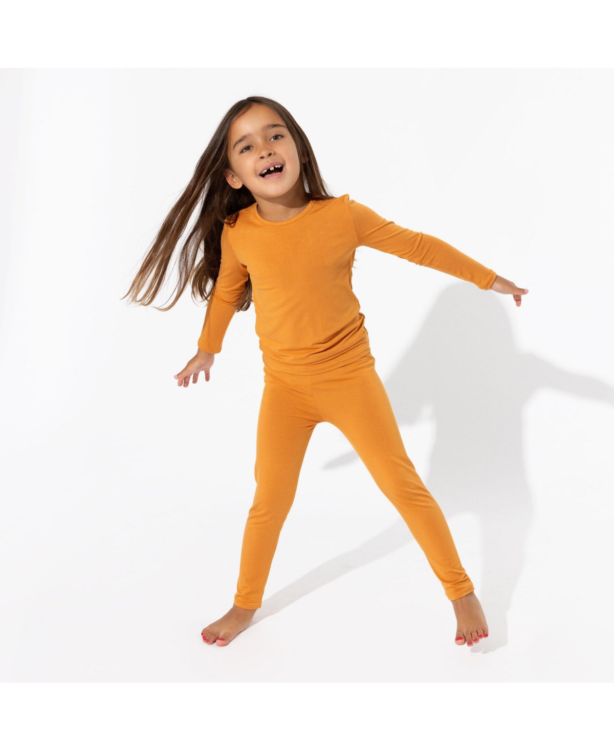 Bellabu Bear Kids Unisex KidsSet of 2 Piece Pajamas - Canyon