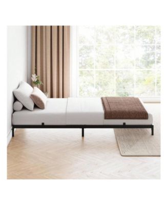 gaomon 8-Inch Metal Low Platform Bed Frame with Metal Slat Support, Mattress Foundation, No Box Spring, Noiseless â€“ Bed Frame - Full