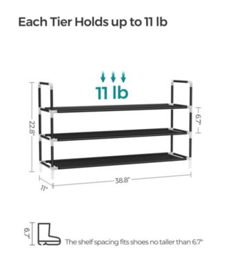 Modern 3 Tiered Shoe Rack