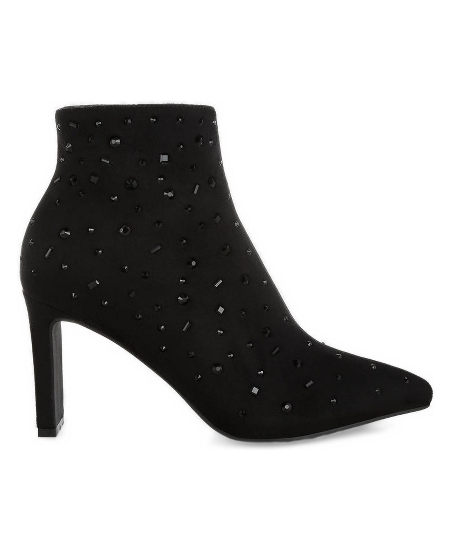 Женские ботинки Rag & Co Sakura Diamante Embellished Microfiber, цвет: Чёрный — фото 2