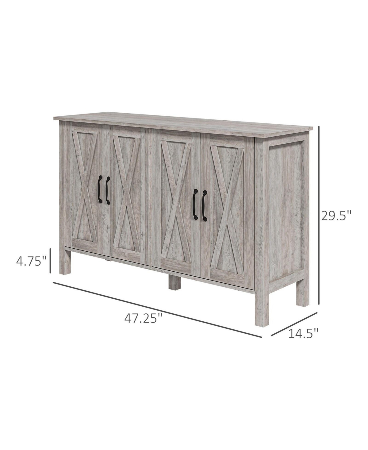 Slickblue Kitchen Buffet Cabinet for Stylish Storage and Organization, Perfect for Dining Room and Kitchen Decor