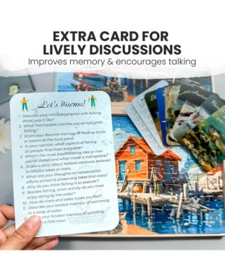 3SET 100 Pieces Dementia Puzzles for Elderly - 9 Memory Flashcards