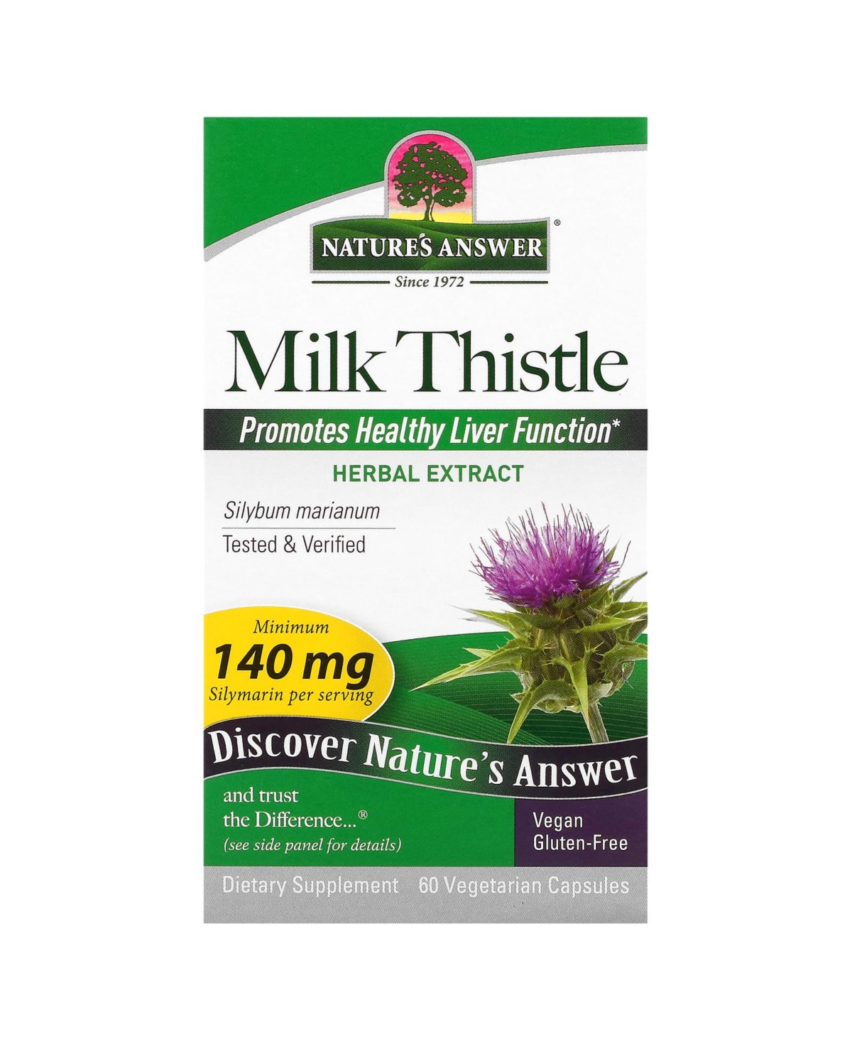 Milk Thistle - 60 Vegetarian Capsules