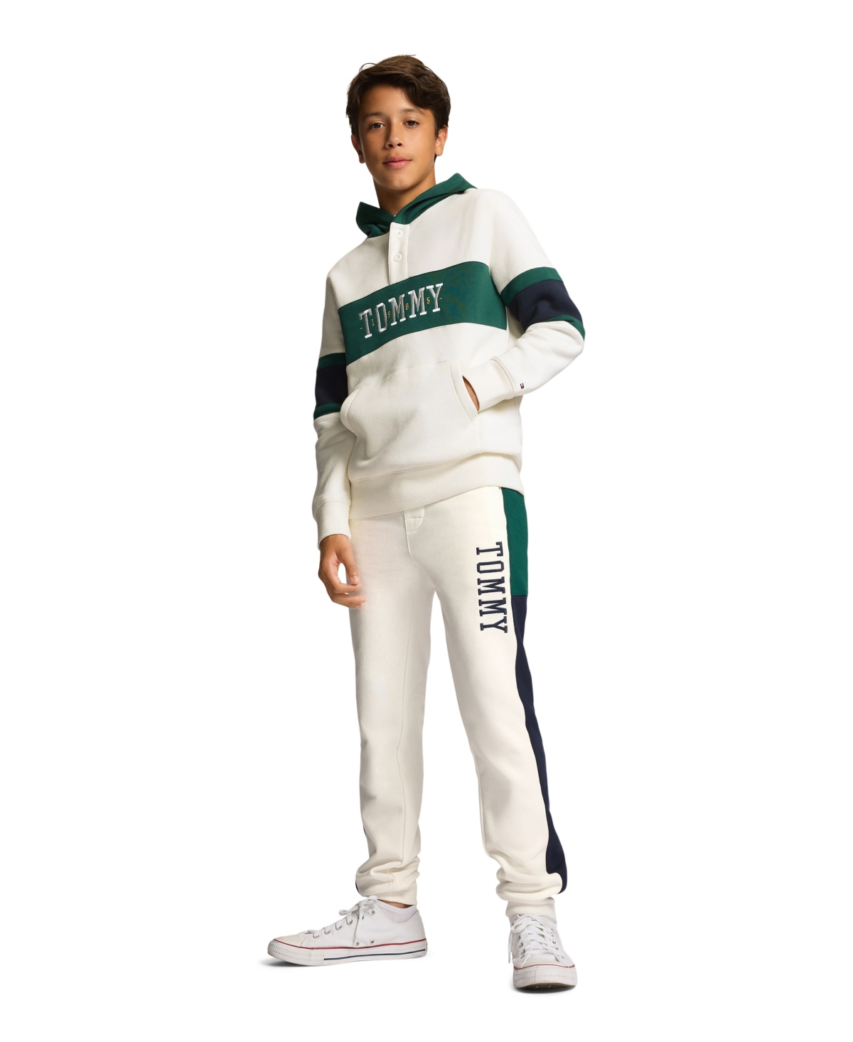 Tommy Hilfiger Toddler and Little Boys Knockout Pull On Soft Fleece Jogger Pants