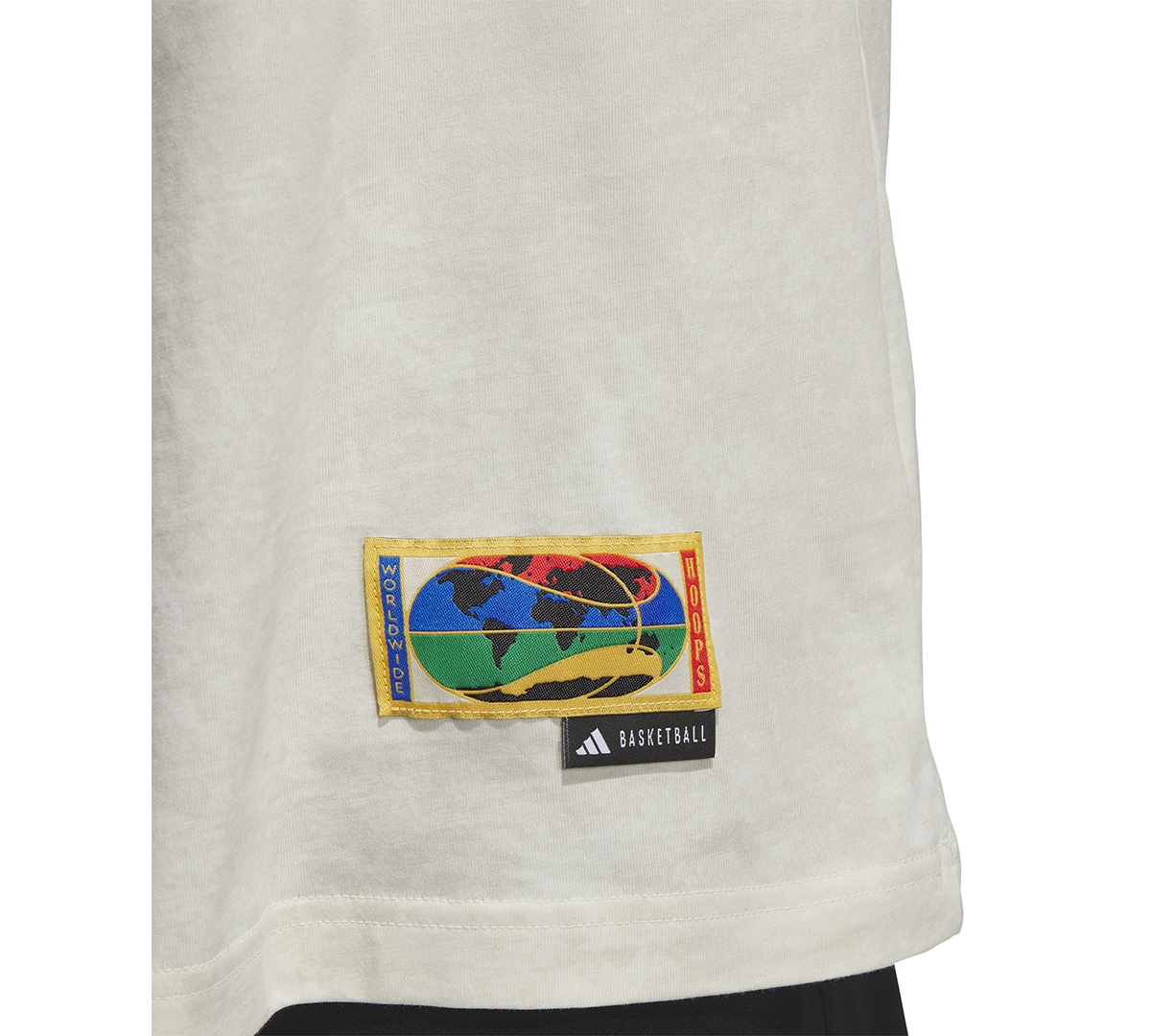 adidas Men's World Wide Hoops Loose-Fit Graphic T-Shirt