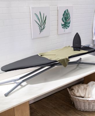 Products Adjustable Height, 4 Leg Ironing Board with Mesh Top and Iron Rest