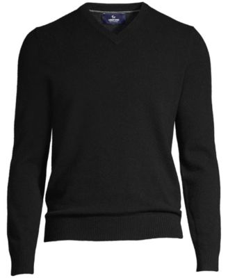 Big & Tall Fine Gauge Cashmere V-neck Sweater