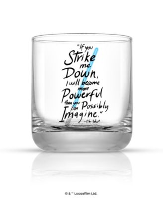 JoyJoly Star Wars Lightsaber Collection Drinking Glasses, Set of 6