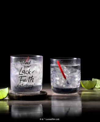 JoyJoly Star Wars Lightsaber Collection Drinking Glasses, Set of 6