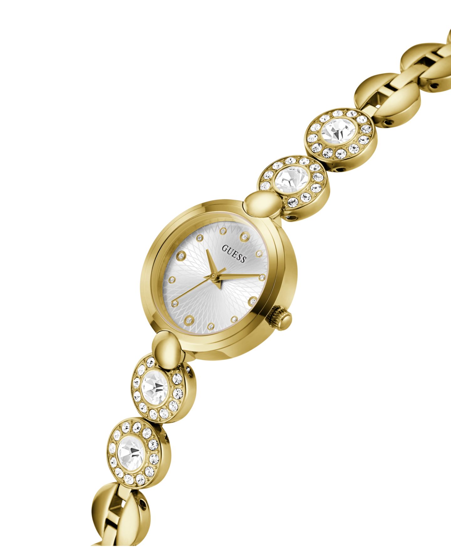 Женские часы GUESS Analog Gold Tone Stainless Steel Watch, 26 mm — фото 7