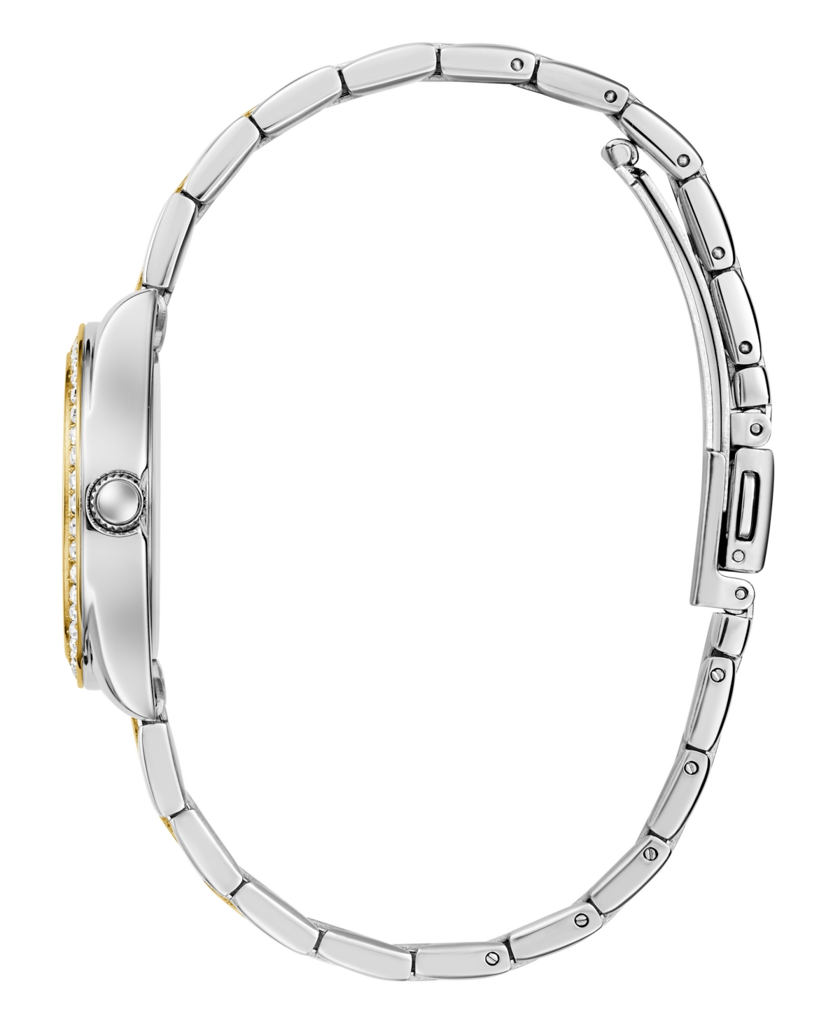 Guess Women's Analog Two-tone Stainless Steel Watch, 30 Mm In Two-tone