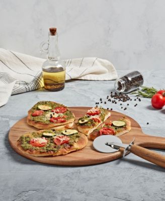 Acacia Pizza Peel Cutter