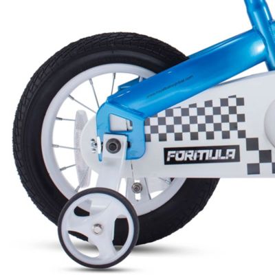 Formula 12 Inch Kids Bike with Training Wheels & Coaster Brake, Blue
