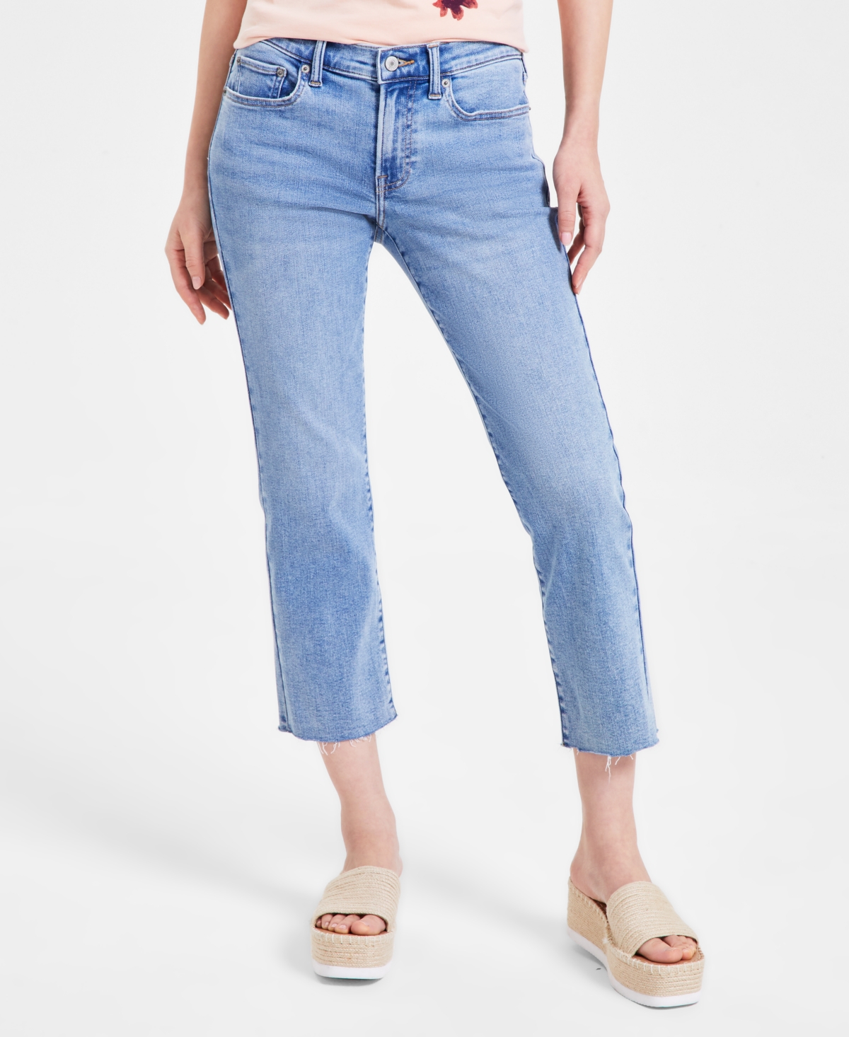 Lucky Brand Women's Mid-rise Cropped Jeans In Capwin Wash