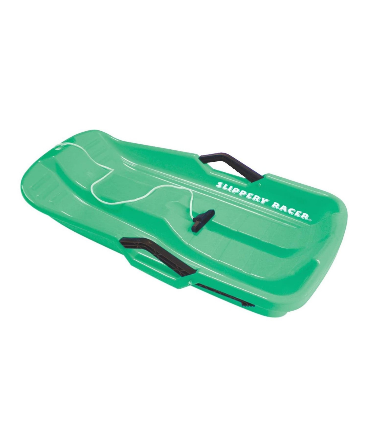 Slippery Racer Downhill Thunder Kids Toddler Plastic Toboggan Snow Sled (2 Pack