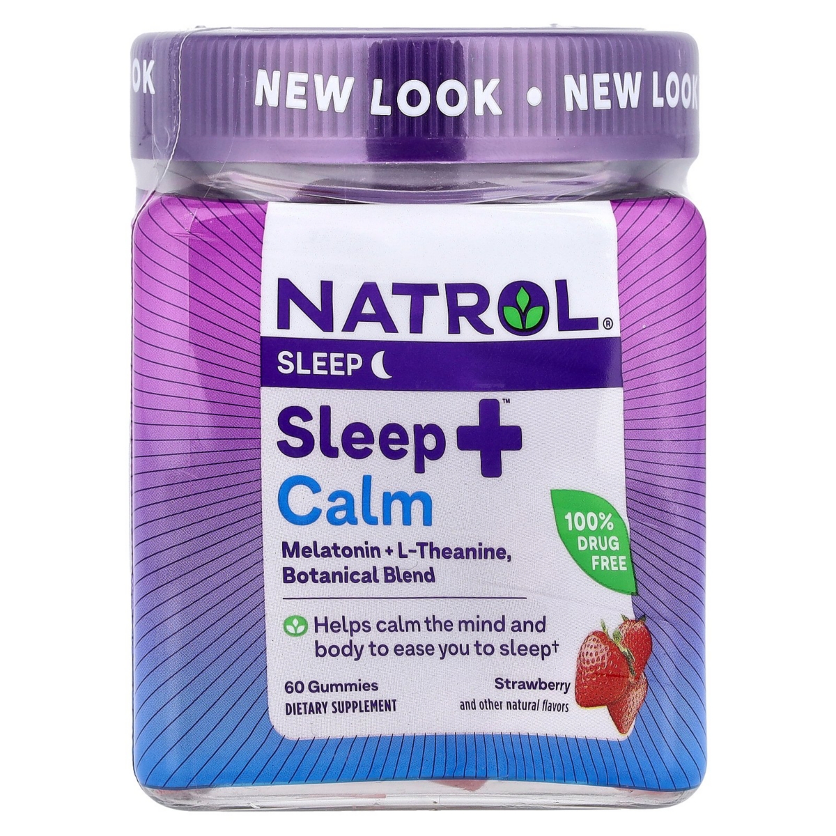 Sleep+ Calm Gummies Strawberry - 60 Gummies