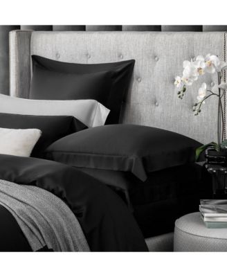 SENSA BLACK Duvet Cover King black