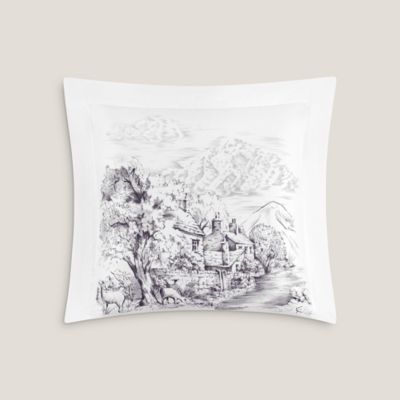 GORANNA Sham - Euro purple-white