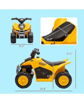 CAT Licensed Kids ATV with Horn, LED Headlights for 18-36 Months