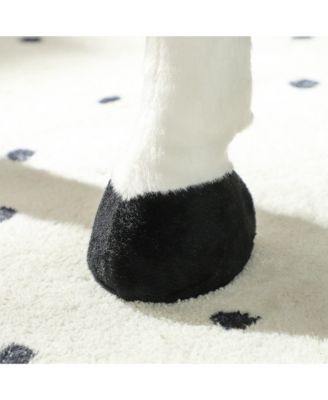 Ride on Horse for Toddlers 3-8 Years with Neighing, Padding, Brown