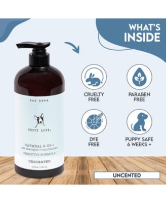 "Puppy Love." Oatmeal 2-IN-1 Pet Shampoo and Conditioner
