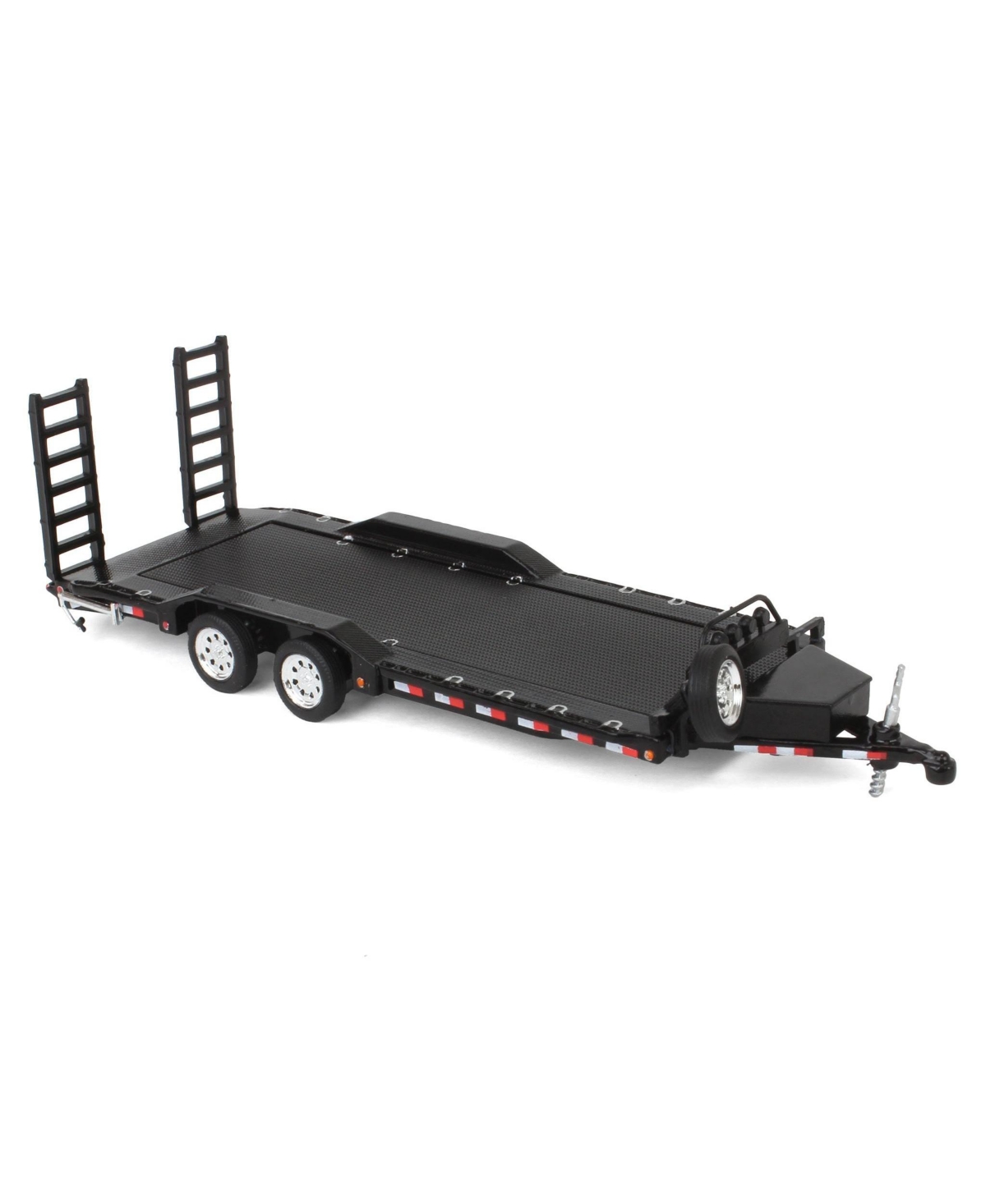 Greenlight Collectibles 1/64 Heavy Duty Car Hauler Tow Trailer with Ramps,Exclusive - Black