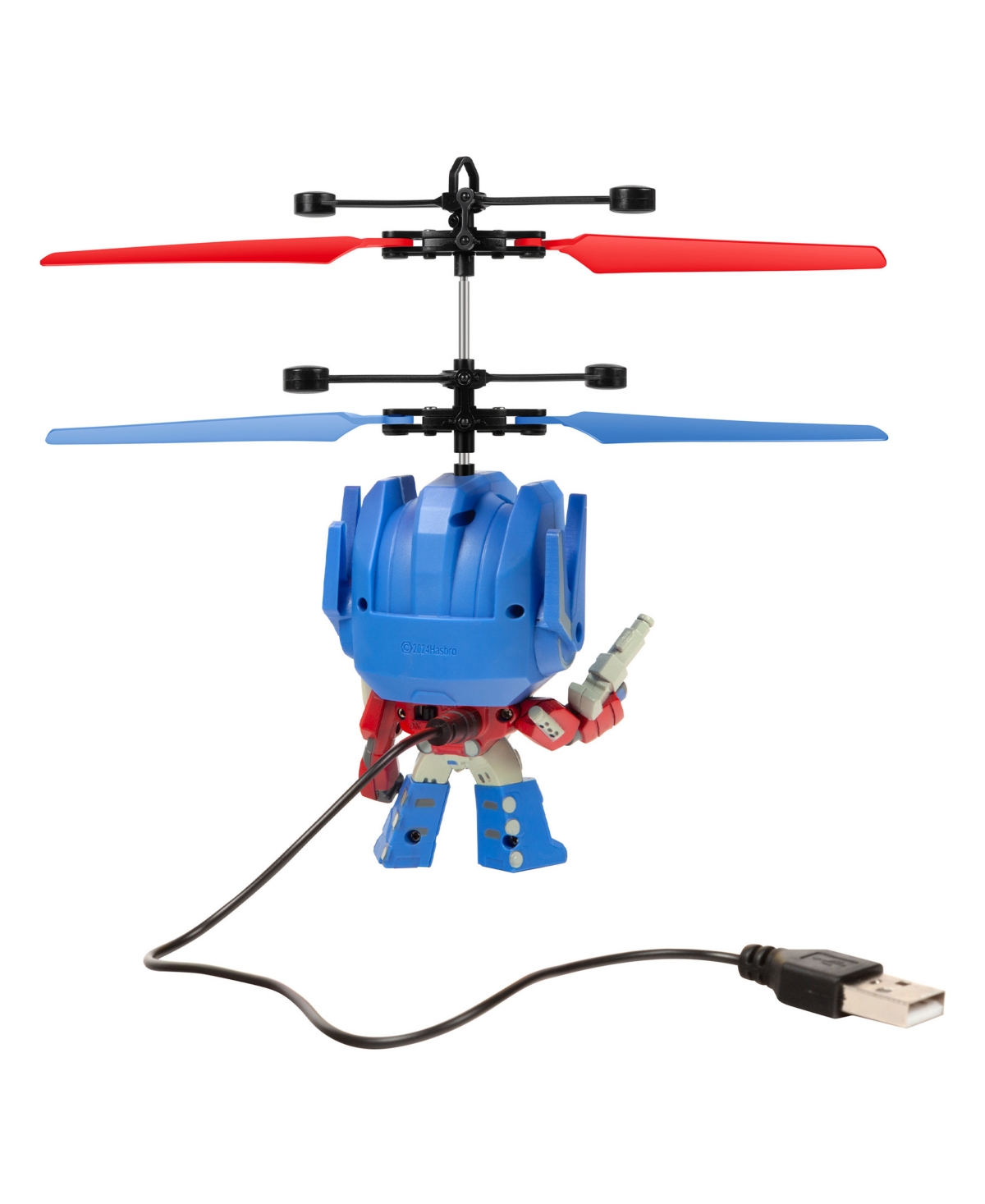 WORLD TECH TOYS HASBRO TRANSFORMERS OPTIMUS PRIME FLYING UFO HELICOPTER 