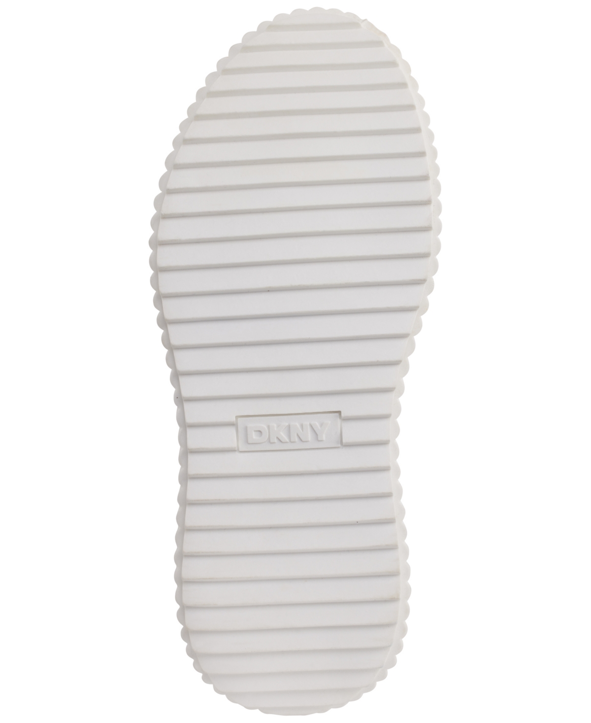 Shop Dkny Women's Larissa Lace Up Platform Sneakers In Soft White