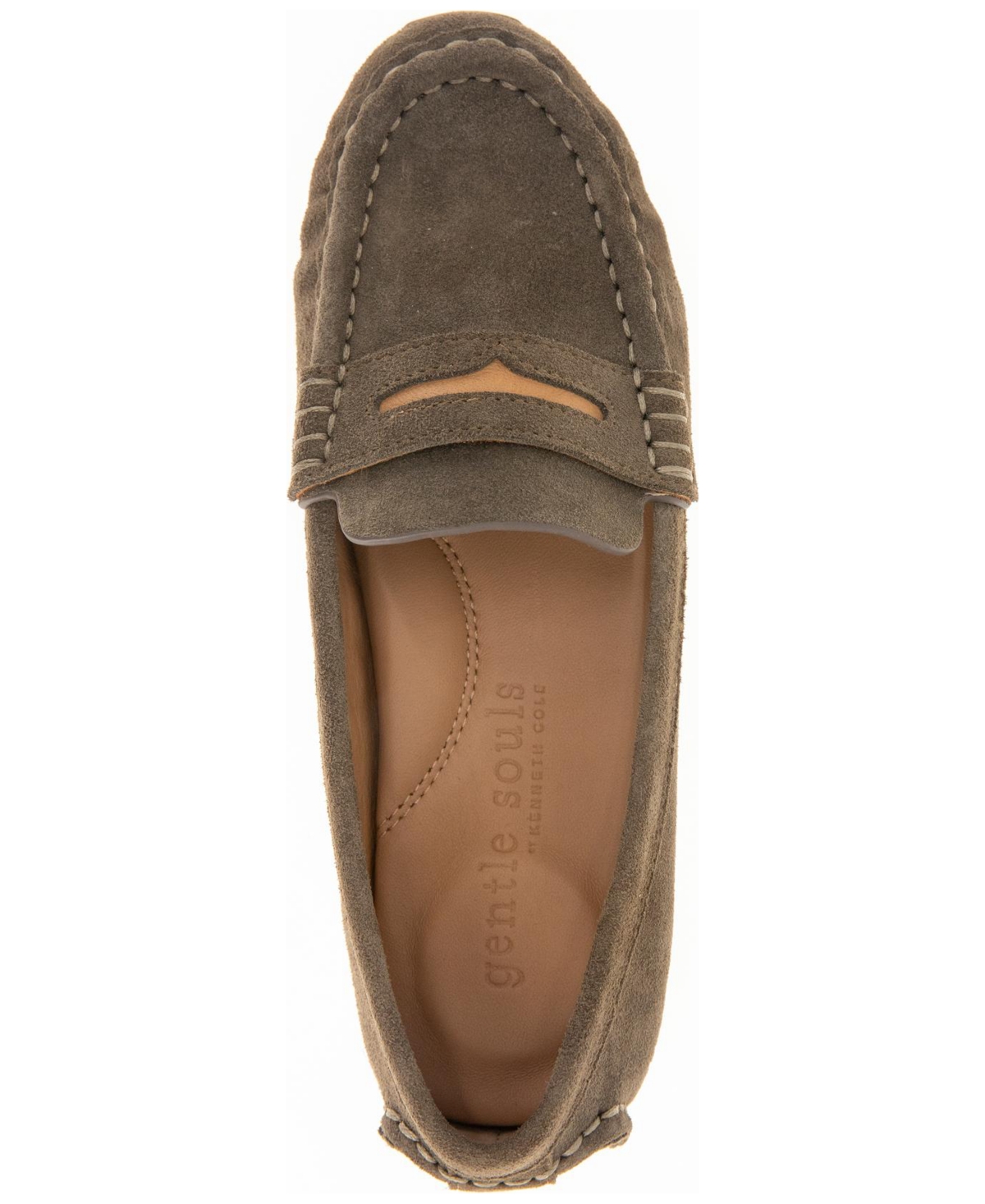 Gentle Souls Women's Madison Loafer Flats In Shitake Suede